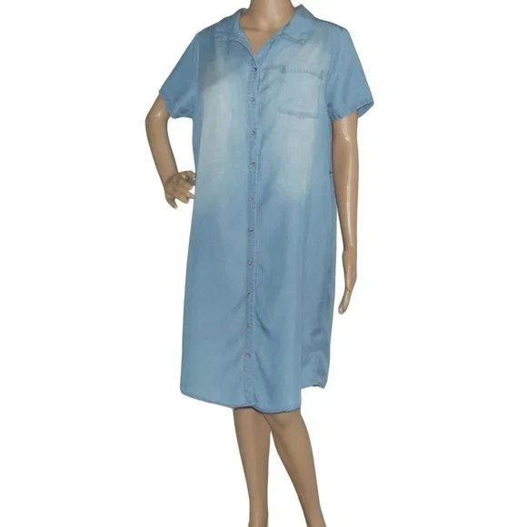 denim dress maurices Plus Size Bare Tank Denim Dress